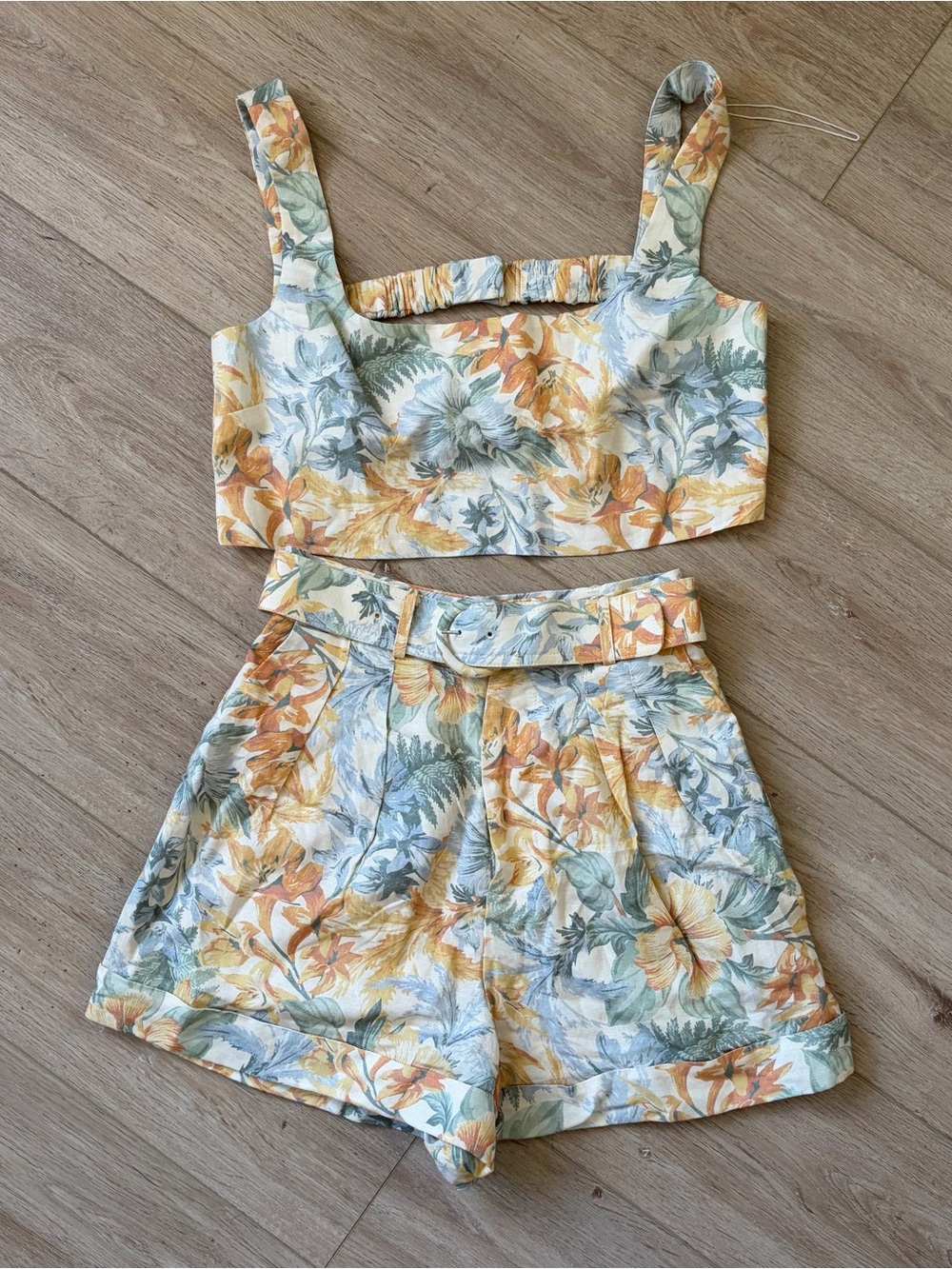 NWOT Significant Other square neck crop top